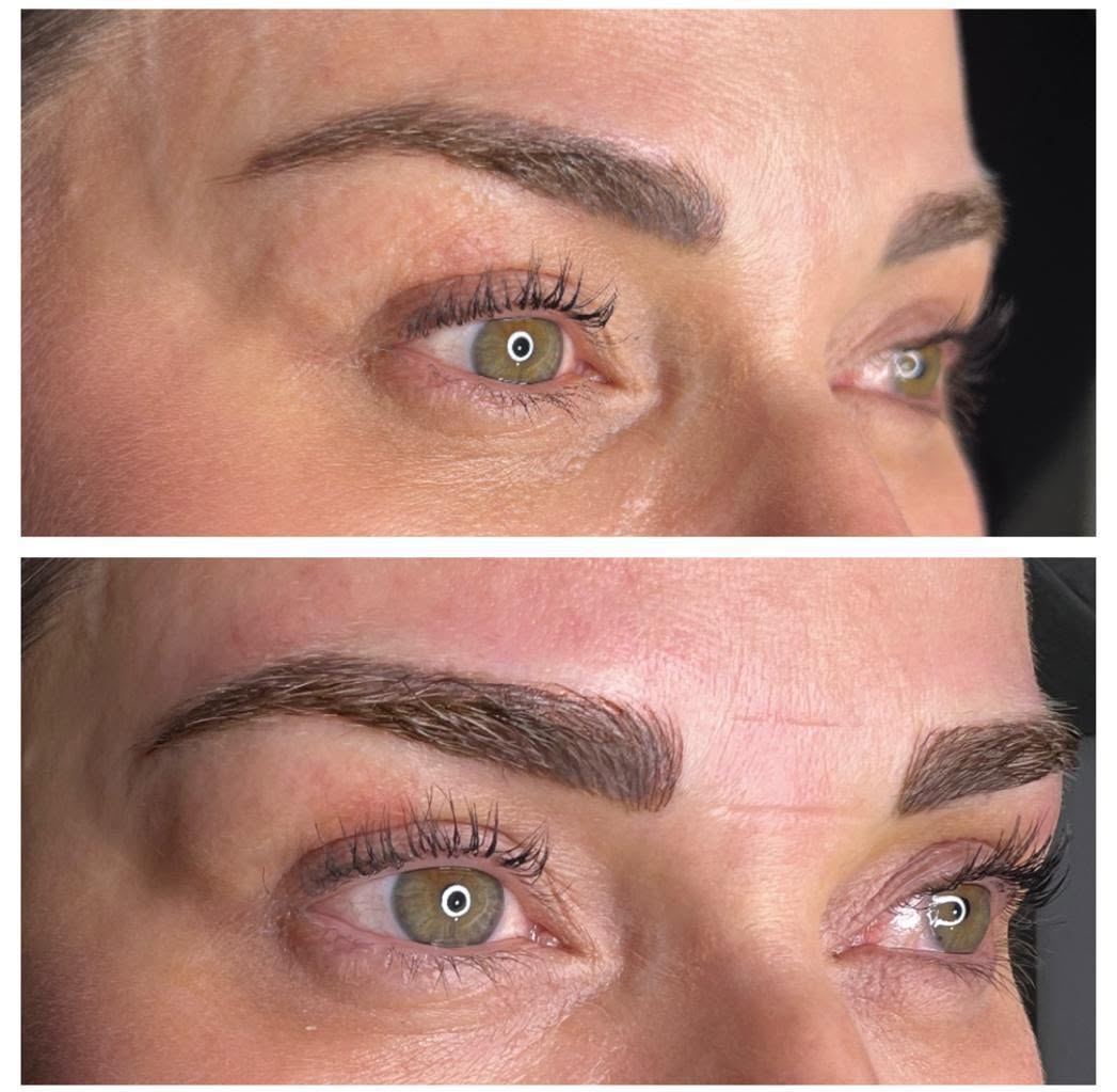 Diseño de cejas hiperrealista